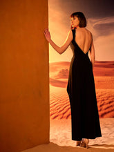 Red carpet backless dress